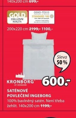 Saténové povlečení Ingeborg