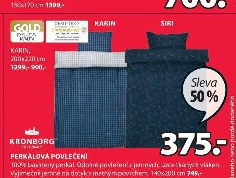 Perkálová povlečení Karin / Siri