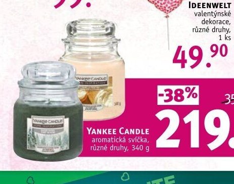 Yankee Candle aromatická svíčka