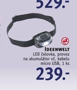 IDEENWELT LED čelovka
