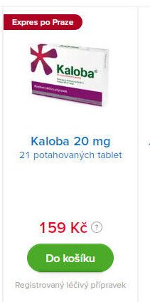 Kaloba 20 mg