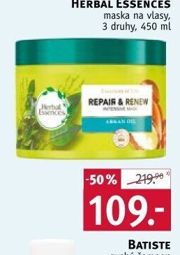 Herbal Essences maska na vlasy