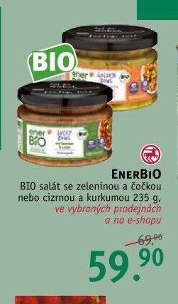 enerBIO salát se zeleninou a čočkou