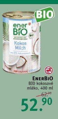 enerBIO BIO kokosové mléko, 400 ml