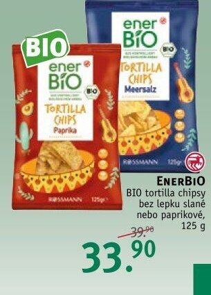 enerBIO BIO tortilla chipsy