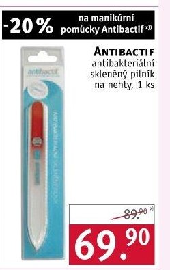 ANTIBACTIF antibakteriální skleněný pilník na nehty