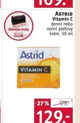 Astrid Vitamin C denní nebo noční pleťový krém