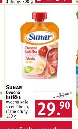 SUNAR Ovocná kašička