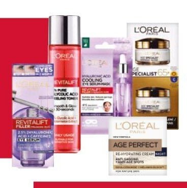 L'Oréal Paris pleťová kosmetika
