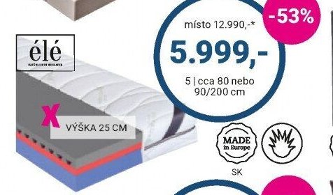 Matrace ÉLÉ