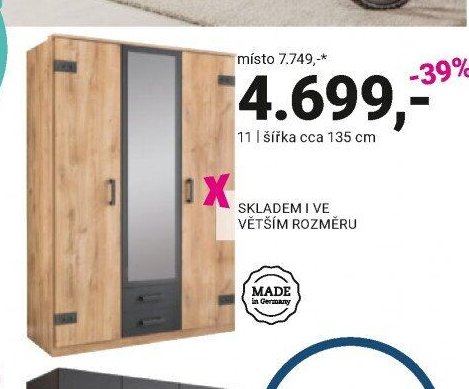 11 | šířka cca 135 cm