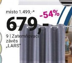 Zatemňovací závěs LARS