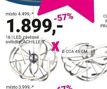 LED závěsné svítidlo ACHILLES