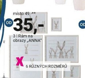 Rám na obrazy ANNA