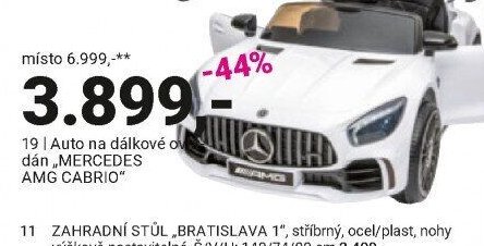 Auto na dálkové ovládání „MERCEDES AMG CABRIO