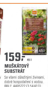 Substrát pro muškáty OBI