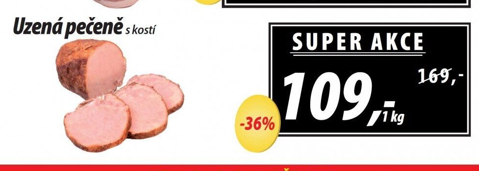 Uzená pečeně s kostí