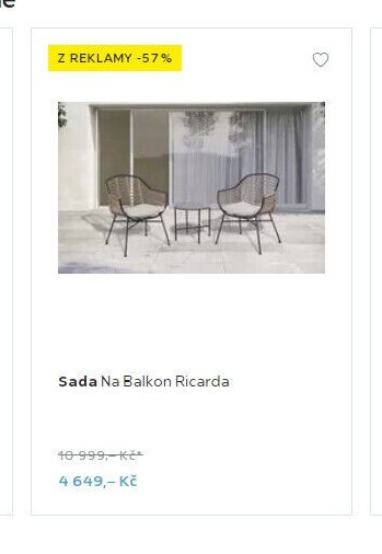 Sada Na Balkon Ricarda