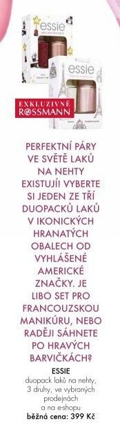 ESSIE duopack laků na nehty