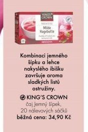 KING'S CROWN čaj Jemný šipek