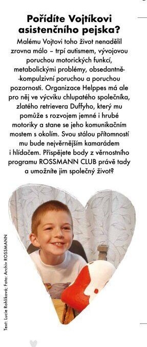 Vojtík a asistenční pejsek