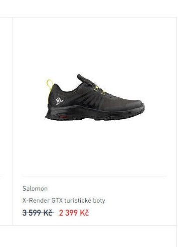 Salomon X-Render GTX turistické boty