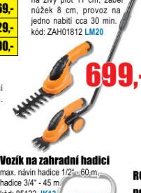 Aku nůžky s lištou na trávu a keře