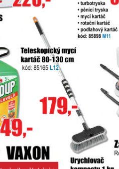 Teleskopický mycí kartáč