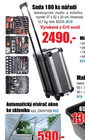 Sada 186 ks nářadí