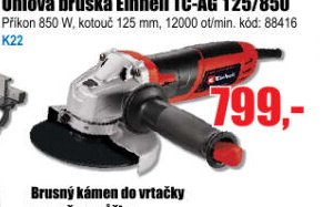 Úhlová bruska Einhell TC-AG 125/850
