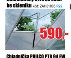 Automatický otvírač oken ke skleníku