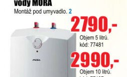Podpultový tlakový ohřívač vody MORA 5 litrů