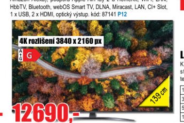 Smart Ultra HD televizor LG 55UP7800