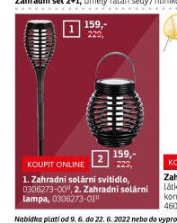 Zahradní solární svítidlo