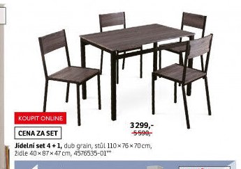 Jídelní set 4+1