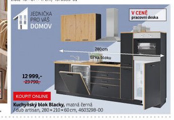 Kuchyňský blok Blacky