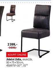 Jídelní židle, ekokůže