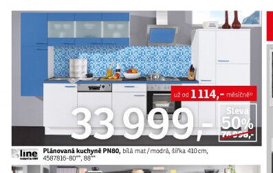 Plánovaná kuchyně PN80