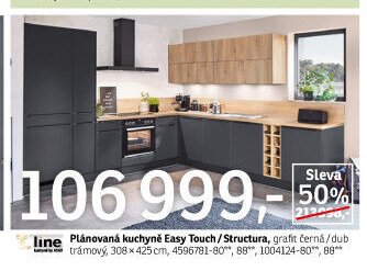 Plánovaná kuchyně Easy Touch / Structura