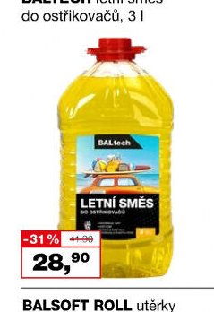 BALTECH letní směs do ostřikovačů, 3 l