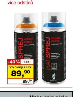BALSPREJ email, základ a lak akrylový 400 ml