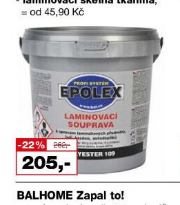 Epolex laminovací souprava, 400 g