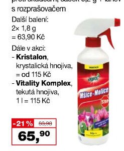 Mšice-Molice STOP přípravek proti škůdcům
