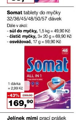 Somat tablety do myčky