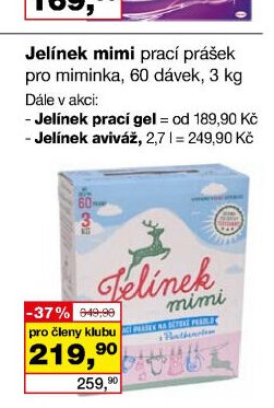 Jelínek mimi prací prášek