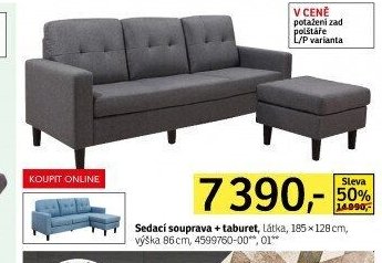 Sedací souprava + taburet