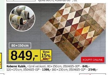 Koberec Kubik