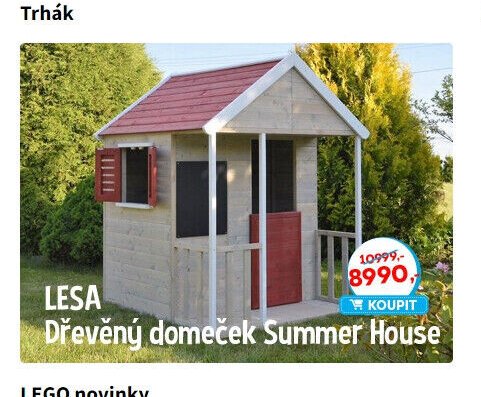 LESA Dřevěný domeček Summer House