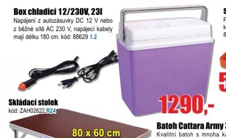 Box chladicí 12/230V, 23l