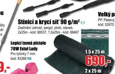 Stínicí a krycí síť